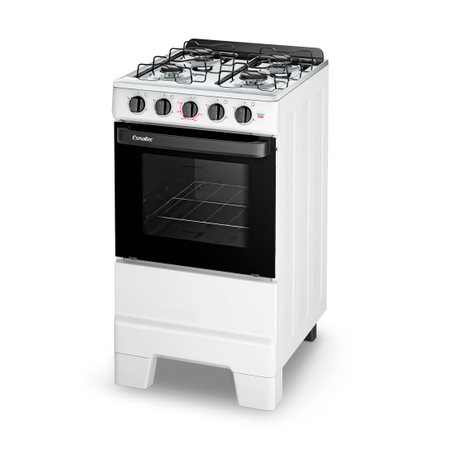 Fogão 4 Bocas Esmaltec Ideal Pop Branco