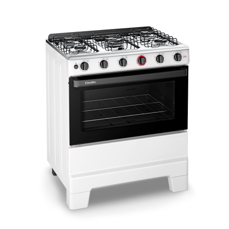 Fogão 5 Bocas F5IAB Ideal Super Branco Acendimento Automát